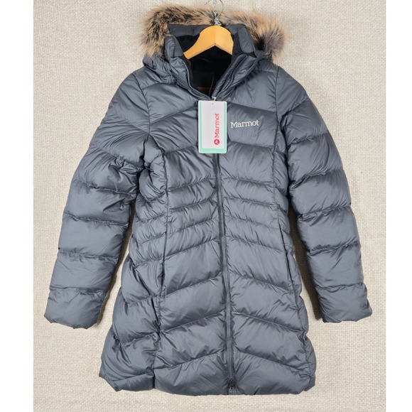 Marmot Jackets & Blazers - Marmot Montreal Coat Womens Size XS Dark Steel Gray 700 Fill Down Puffer Parka